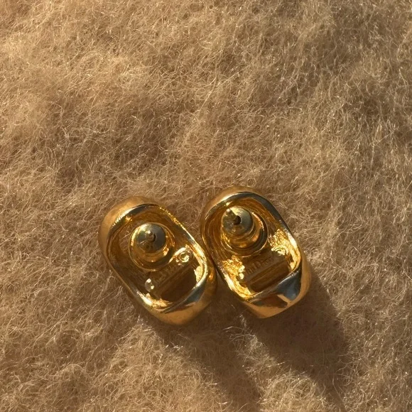 Christian Dior Designer Stacked Stud Earrings - Picture 8 of 9